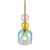 Lampa wisząca PASTELLO BLUE kolorowa 15 cm 
