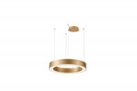 AZZARDO AZ5054 MARCO PENDANT 120CM CCT WH LAMPA WISZĄCA RING KOŁO OBRĘCZ ZŁOTA Z PILOTEM ZDALNEGO STEROWANIA 