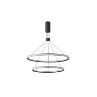 AZZARDO DIEGO AZ5111 LAMPA WISZĄCA RINGI CZARNE DEKORACYJNE 3000K 