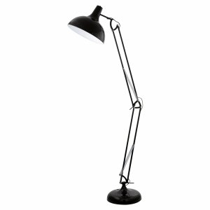 EGLO BORGILLIO 94698 LAMPA PODŁOGOWA CZARNA REGULOWANA