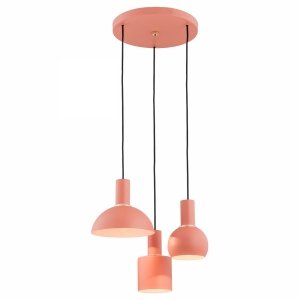 LAMPA WISZĄCA KORALOWA ZŁOTA MOSIĄDZ METALOWA NA KOLE NAD STÓŁ BAR WYSPĘ DO KUCHNI JADALNI ARGON SINES 1469