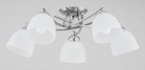ALFA SOSNOWSCY SEVA SILVER 63252 LAMPA SUFITOWA CHROM NOWOCZESNA KLOSZE SZKLANE