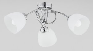 ALFA SOSNOWSCY SEYLA SILVER 62411 LAMPA SUFITOWA CHROM NOWOCZESNA KLOSZE SZKLANE 