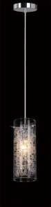 ITALUX IBIZA MDM1903/1 LAMPA WISZĄCA SZKLANY PRZEZROCZYSTY KLOSZ 