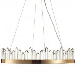Lampa wisząca LUSSO LED złota 60 cm