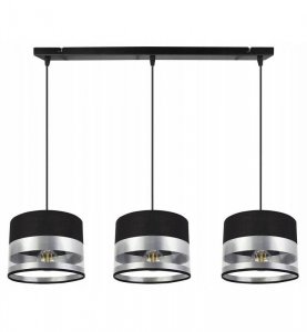 LAMPA WISZĄCA CZARNA ABAŻURY KOLORY INTENSE CHROME LIGHT HOME