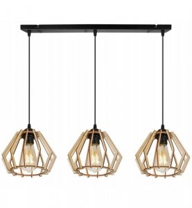 Lampa wisząca nowoczesna - TIMBER 2360/3 LIGHT HOME