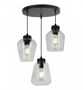 Lampa wisząca ze szklanymi kloszami - RIJEKA 2383/3/OW/B LIGHT HOME