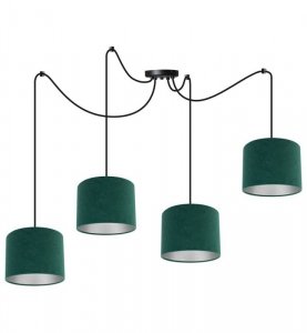 Lampa abażur materiałowa - SPIDER MEDIOLAN 2360/4/C LIGHT HOME