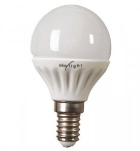 Żarówka LED E14 Ciepły Kulka 5W 35W LIGHT HOME