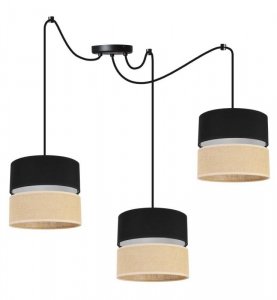 Lampa sufitowa pająk JUTA, regulacja, podwójne abażury, 3 źródła światła E27 LIGHT HOME