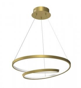 Nowoczesna regulowana lampa LED LUCERO GOLD, 1 źródło światła