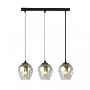 LAMPA WISZĄCA CZARNA NAD STÓŁ DO KUCHNI JADALNI SALONU EMIBIG ISTAR 3 BL GRAFIT