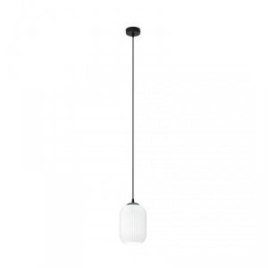 LAMPA WISZĄCA SZKLANA NOWOCZESNA EMIBIG VERDI 1 BL OPAL oprawa oświetleniowa
