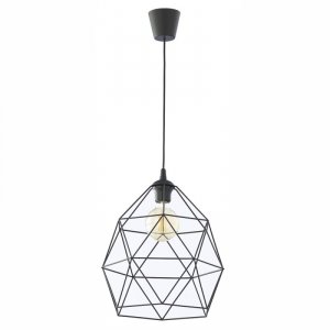 TK LIGHTING GALAXY BLACK 3455 LAMPA WISZĄCA DRUCIANA METALOWA CZARNA