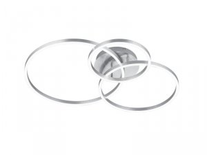 LAMPA SUFITOWA PLAFON LED STEROWANY PILOTEM NOWOCZESNY DO SALONU SYPIALNI KUCHNI WINONA 670810607 TRIO