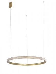 LAMPA WISZĄCA RING ZŁOTY OBRĘCZ LED NOWOCZESNA LUCES EXCLUSIVAS PAINE LE41732