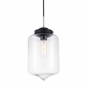 ITALUX LAMPA WISZĄCA SZKLANA TUBA NOWOCZESNA