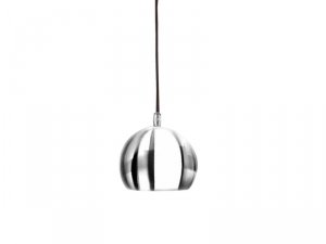 AZZARDO NOA AZ1045 LAMPA WISZĄCA BIAŁA CHROM NOWOCZESNA