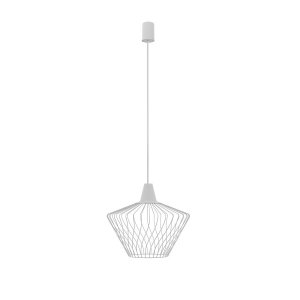 NOWODVORSKI 8860 WAVE S LAMPA WISZĄCA DRUCIANA METALOWA BIAŁA