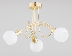 ALFA SOSNOWSCY ERYKA 28733 LAMPA SUFITOWA ZŁOTA DO POKOJU SALOU SYPIALNI