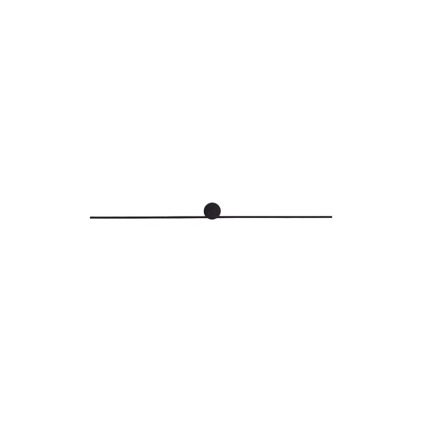 NOWODVORSKI 8128 PIN LED L KINKIET CZARNY MINIMALISTYCZNY