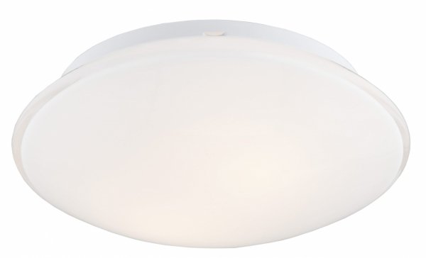 PLAFON OKRĄGŁY SZKLANY 30CM BIAŁY DO POKOJU KUCHNI KORYTARZA ARGON GIN  694 