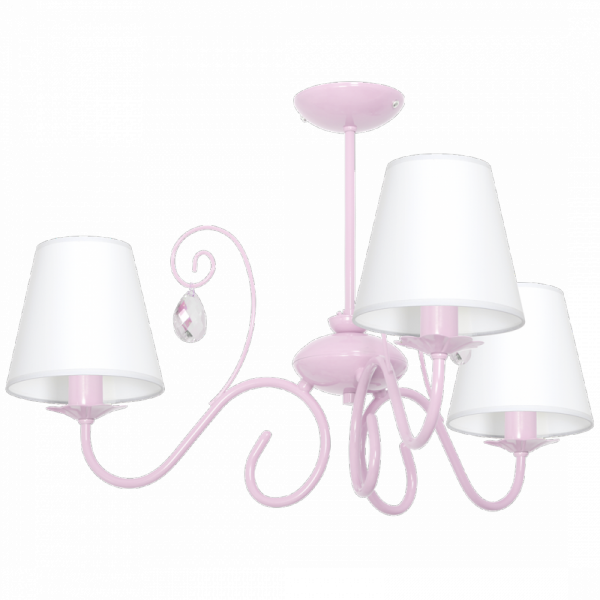 MILAGRO Żyrandol SARA PINK 3xE14