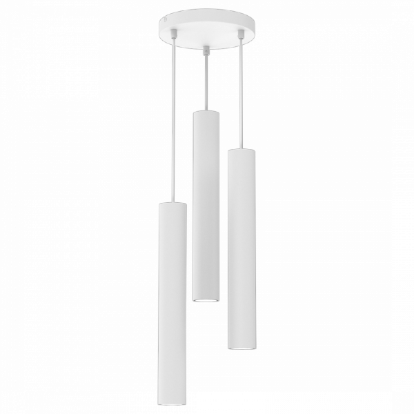 MILAGRO Lampa wisząca HUDSON WHITE 3xGU10