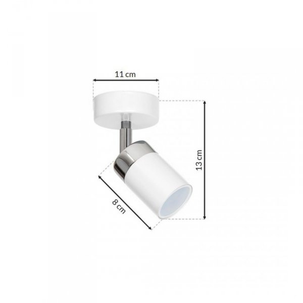 MILAGRO Kinkiet JOKER WHITE 1xGU10