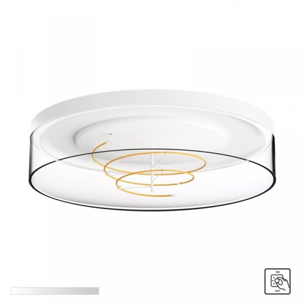 1004 NOLAN LAMPA SUFITOWA CLEAR