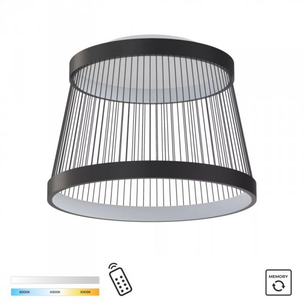 MX3328-2-3BT BALU LAMPA SUFITOWA CZARNA/BLACK