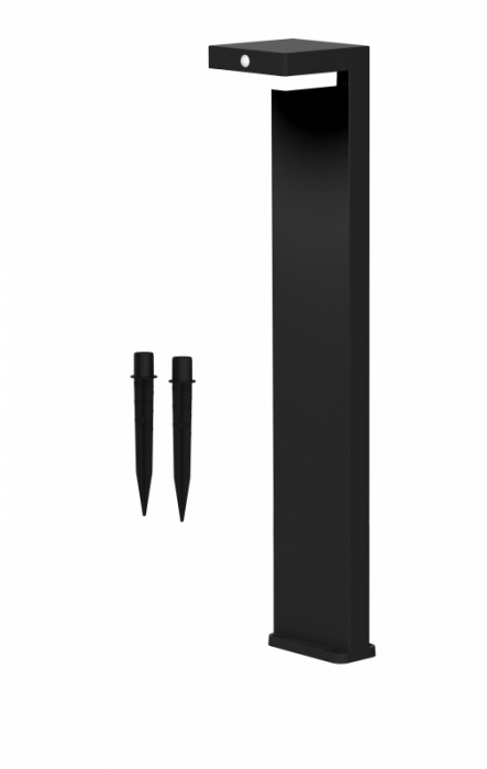 PT33813 GRID LAMPA OGRODOWA ZEWNĘTRZNA SOLARNA CZARNA/BLACK