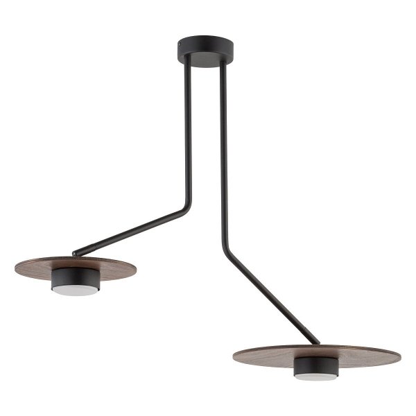 NOWODVORSKI 7643 DISK LAMPA PLAFON CZARNA DO POKOJU DO JADALNI NAD STÓŁ NA PRZEDPOKÓJ