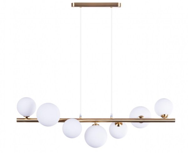 AZZARDO SYBILLA 7 PENDANT AZ4409 LAMPA WISZĄCA ZŁOTA ORYGINALNA