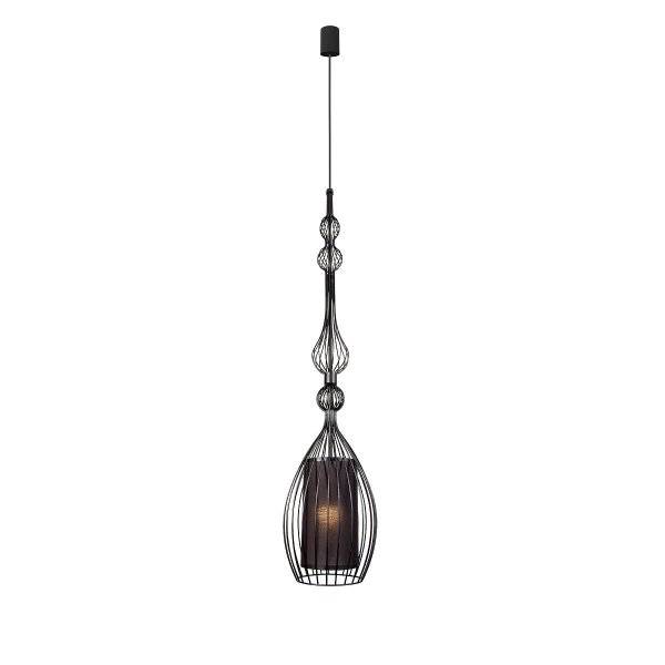 NOWODVORSKI 8864 ABI L LAMPA WISZĄCA CZARNA DO SALONU DO JADALNI NAD STÓŁ NA PRZEDPOKÓJ