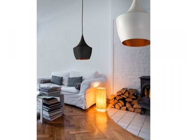 AZZARDO ORIENT AZ1406 LAMPA WISZĄCA Z PROSTYM KLOSZEM CZARNA