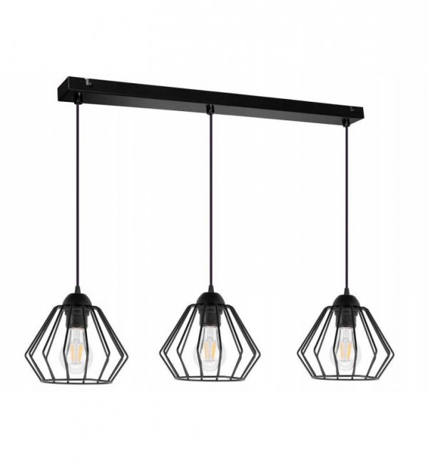 Lampa 3-płomienna LOFT  - Edison 1502/3/L LIGHT HOME