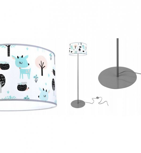 Lampa abażur materiałowa - BAMBI 2265/LS LIGHT HOME