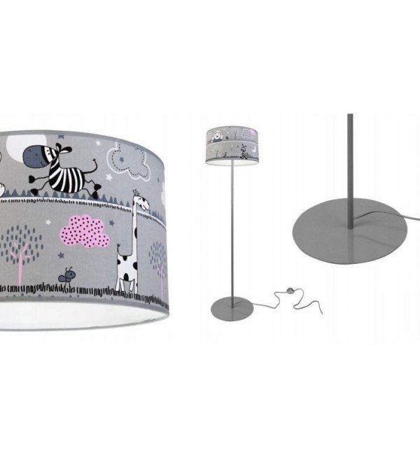Lampa abażur materiałowa - LADYBIRD 2285/LS LIGHT HOME