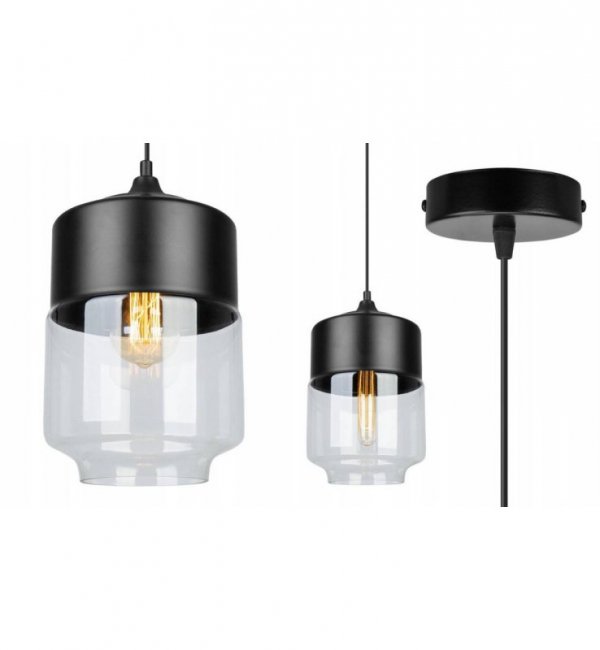Zwis wiszący pojedynczy nowoczesny - OSLO 2231/1/B LIGHT HOME
