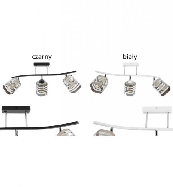 Lampa sufitowa ze szklanymi kloszami - HELIX 2285/3 LIGHT HOME