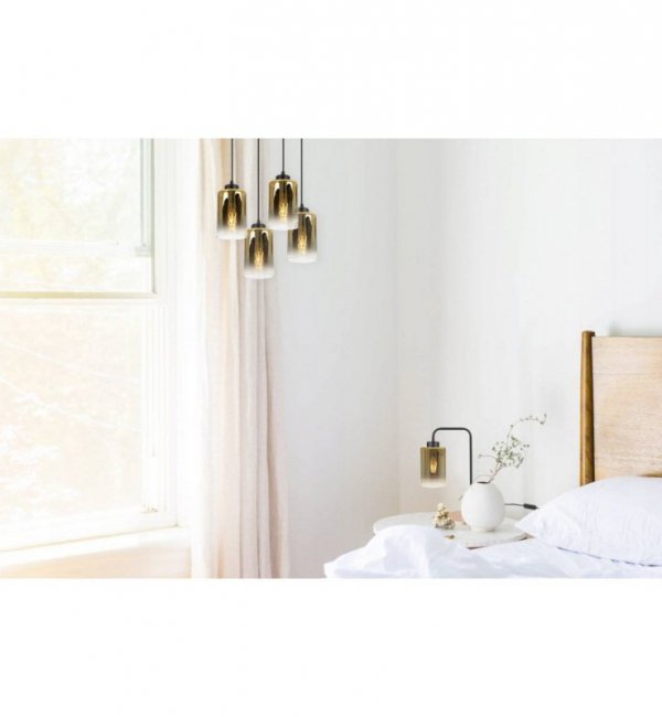 Lampa wisząca ze szklanymi kloszami - HELLA 2320/4/OW LIGHT HOME