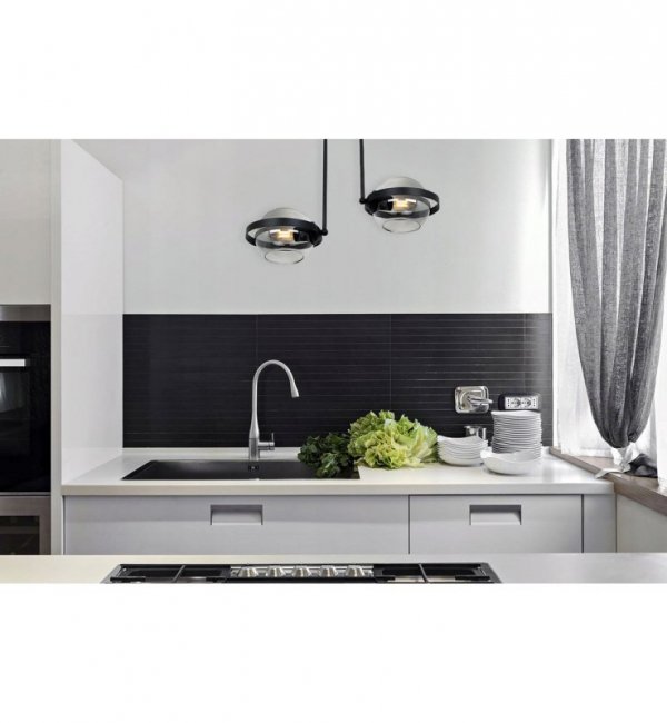 Lampa wisząca ze szklanymi kloszami - RING 2340/2/G LIGHT HOME