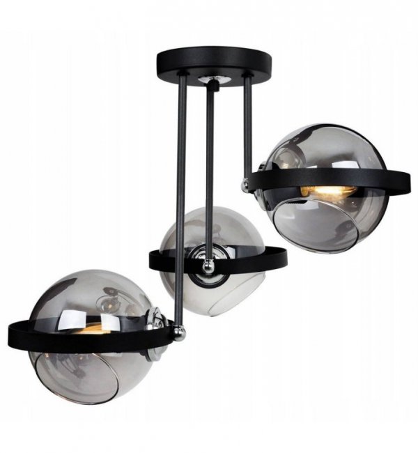 Lampa sufitowa ze szklanymi kloszami - RING 2340/3/G LIGHT HOME