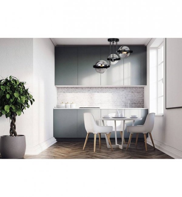 Lampa sufitowa ze szklanymi kloszami - RING 2340/3/G LIGHT HOME
