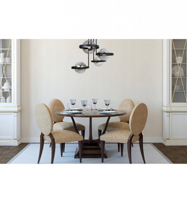 Lampa sufitowa ze szklanymi kloszami - RING HAGA 2345/4/G LIGHT HOME