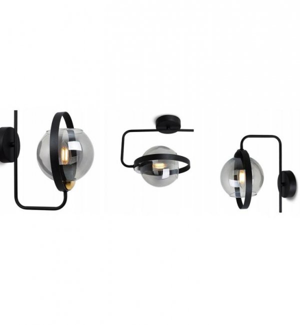Kinkiet nowoczesny - RING HAGA 2346/K/G LIGHT HOME