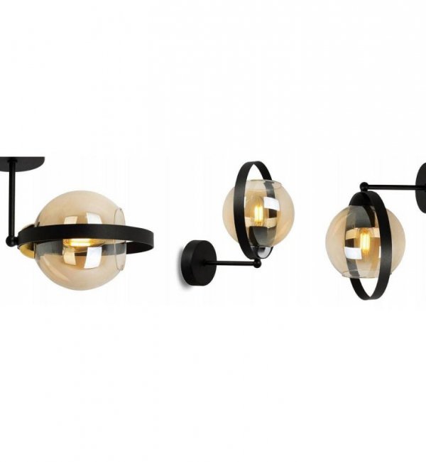 Kinkiet nowoczesny - RING HAGA 2345/K/M LIGHT HOME