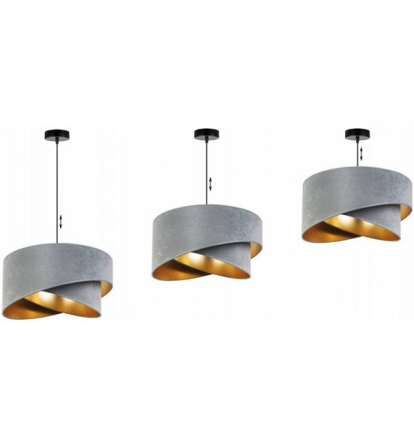 Lampa wisząca z abażurami - MEDIOLAN 2355/1/CSZ LIGHT HOME